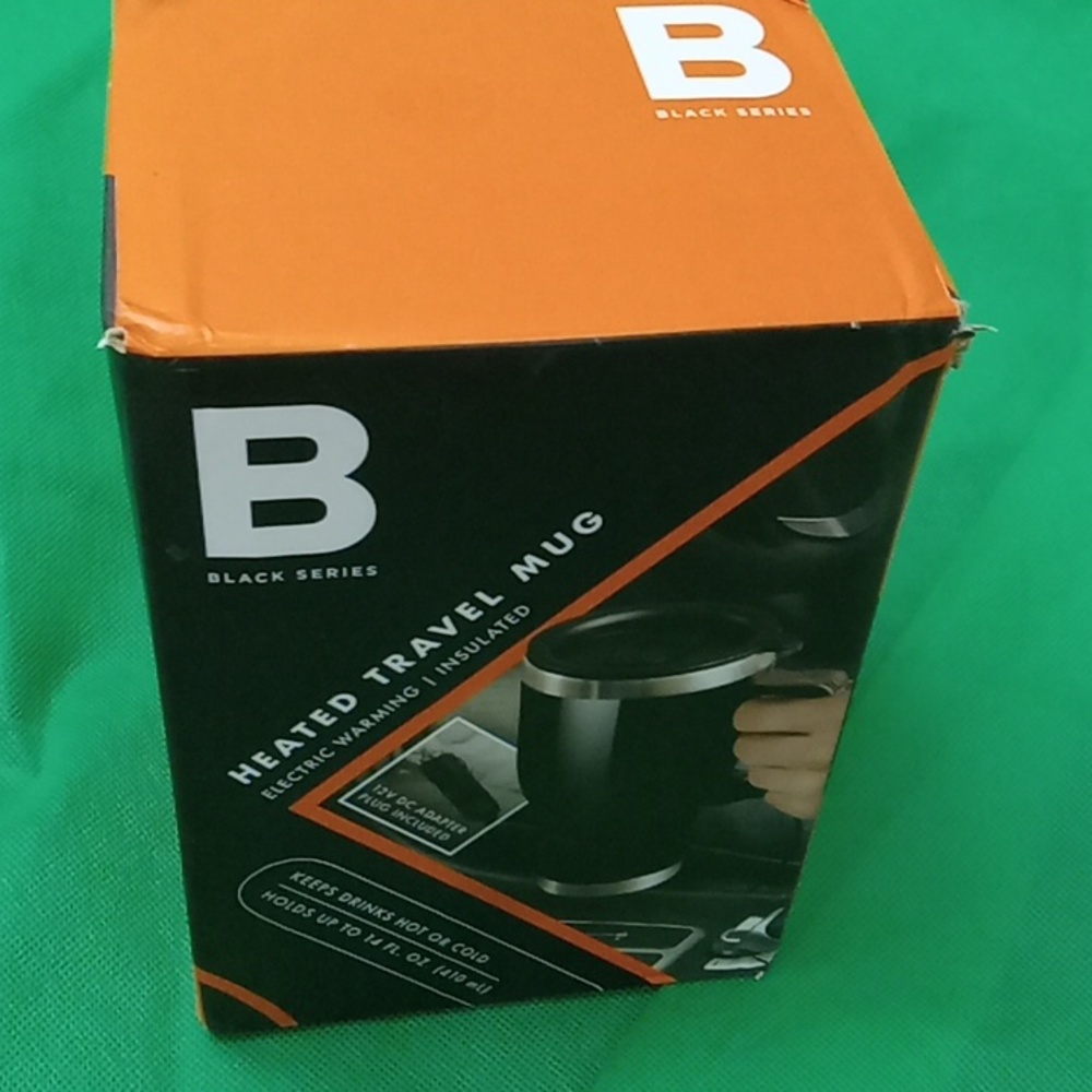 Black series heated mug